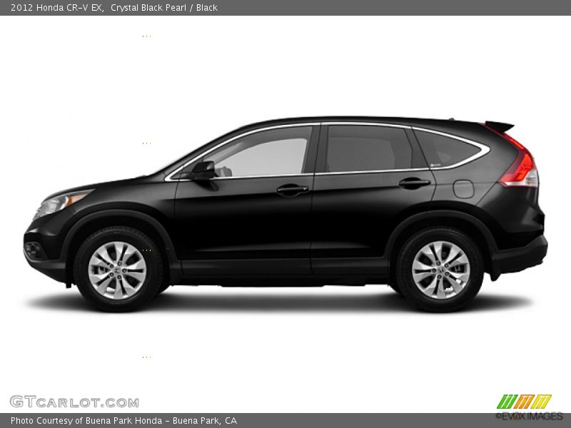 Crystal Black Pearl / Black 2012 Honda CR-V EX