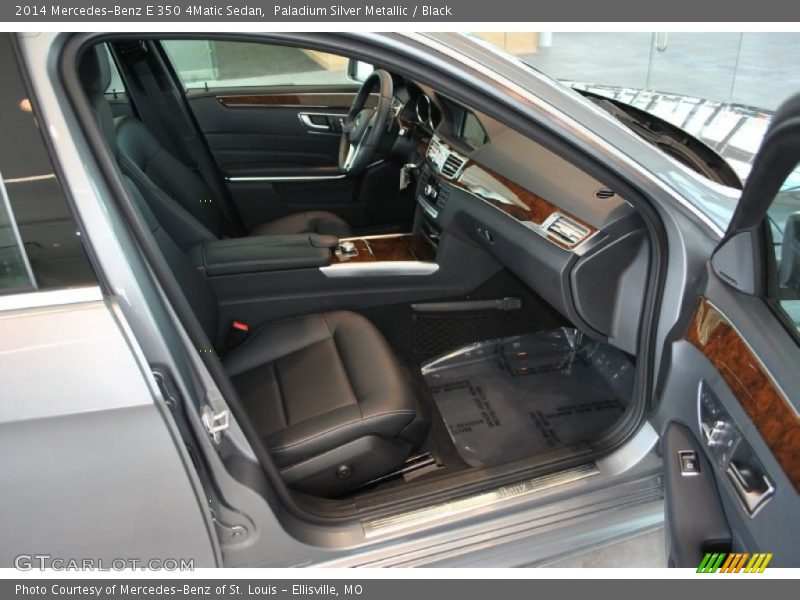 Paladium Silver Metallic / Black 2014 Mercedes-Benz E 350 4Matic Sedan