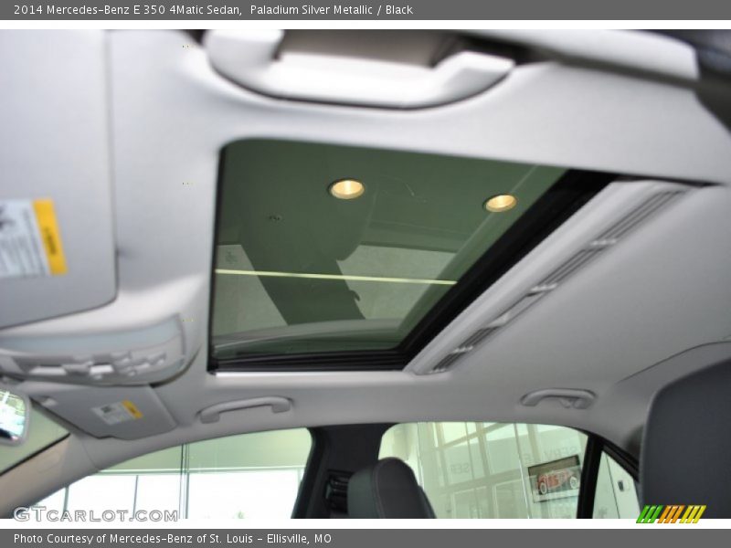 Paladium Silver Metallic / Black 2014 Mercedes-Benz E 350 4Matic Sedan