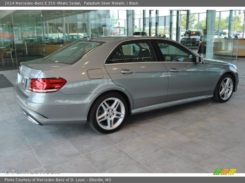 Paladium Silver Metallic / Black 2014 Mercedes-Benz E 350 4Matic Sedan