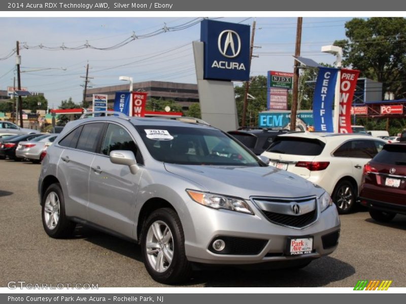 Silver Moon / Ebony 2014 Acura RDX Technology AWD