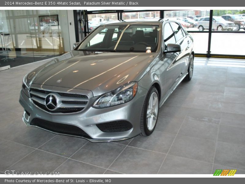 Paladium Silver Metallic / Black 2014 Mercedes-Benz E 350 4Matic Sedan