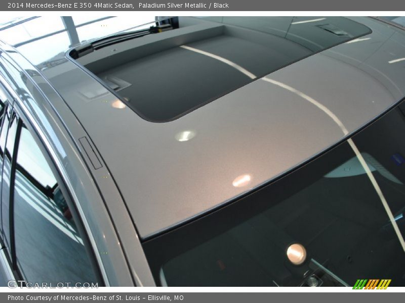 Paladium Silver Metallic / Black 2014 Mercedes-Benz E 350 4Matic Sedan