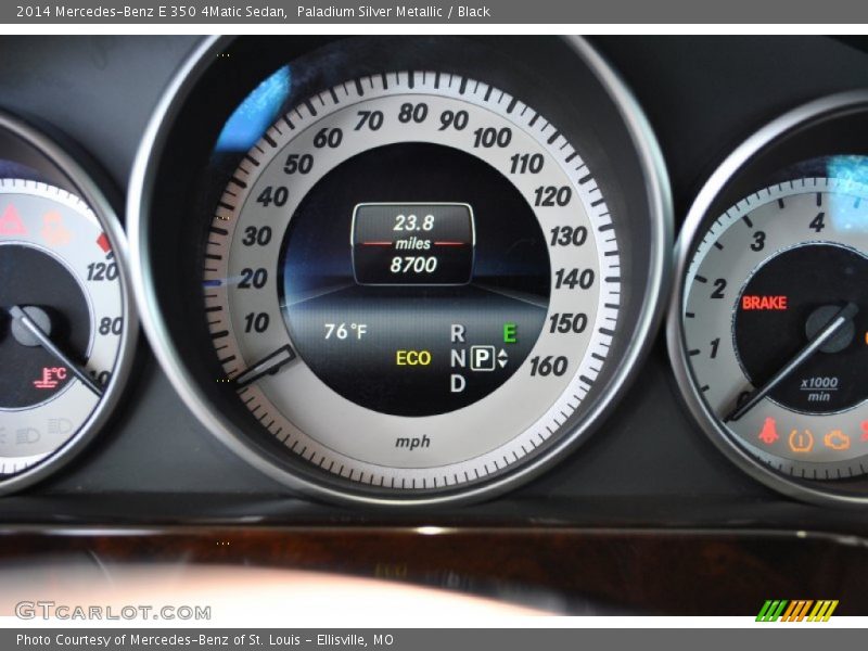 Paladium Silver Metallic / Black 2014 Mercedes-Benz E 350 4Matic Sedan