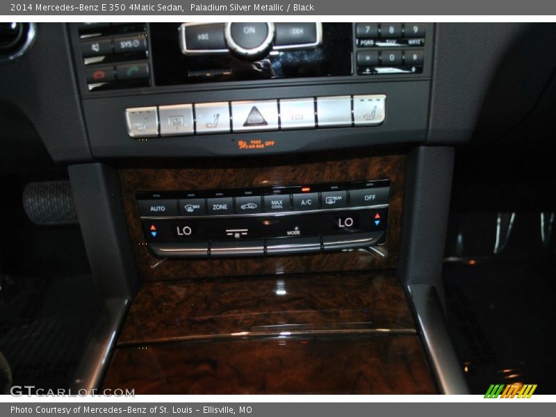 Paladium Silver Metallic / Black 2014 Mercedes-Benz E 350 4Matic Sedan
