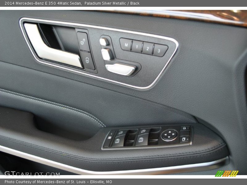 Paladium Silver Metallic / Black 2014 Mercedes-Benz E 350 4Matic Sedan