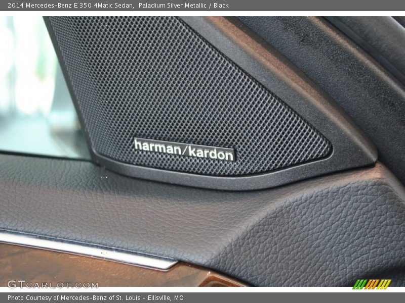Paladium Silver Metallic / Black 2014 Mercedes-Benz E 350 4Matic Sedan