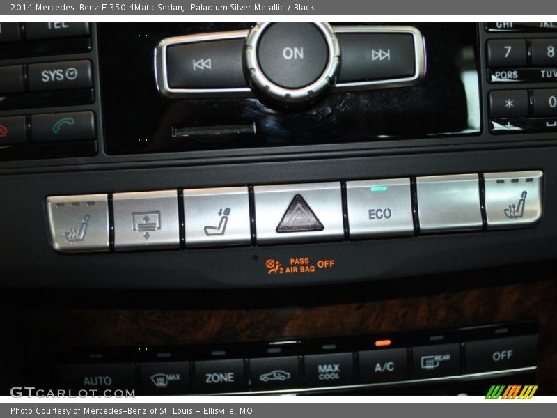 Paladium Silver Metallic / Black 2014 Mercedes-Benz E 350 4Matic Sedan