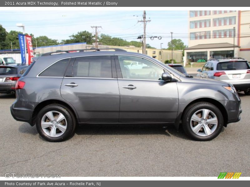 Polished Metal Metallic / Ebony 2011 Acura MDX Technology