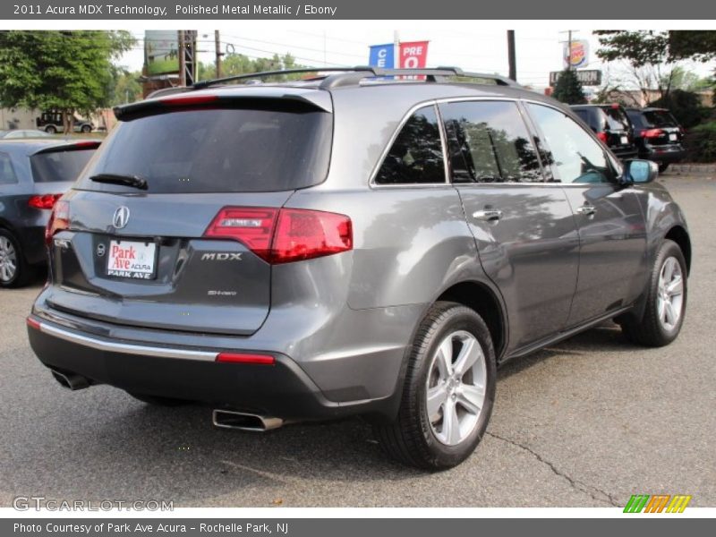 Polished Metal Metallic / Ebony 2011 Acura MDX Technology