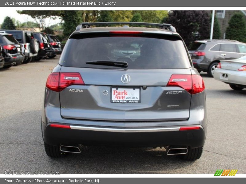 Polished Metal Metallic / Ebony 2011 Acura MDX Technology