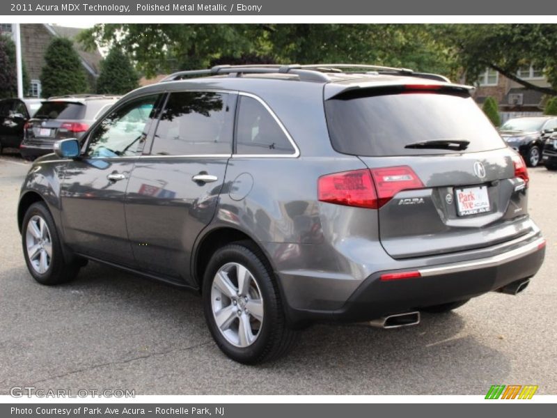 Polished Metal Metallic / Ebony 2011 Acura MDX Technology