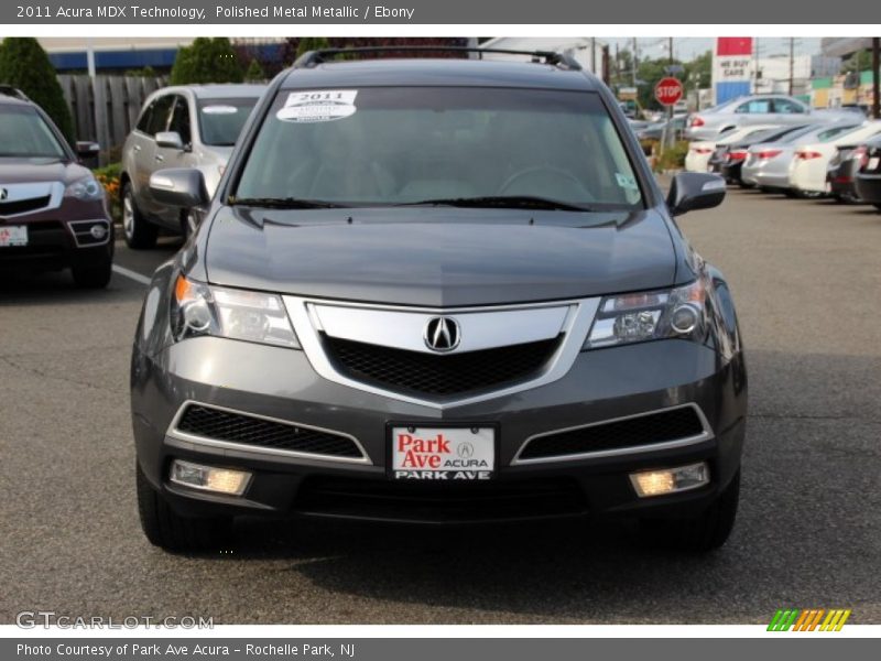 Polished Metal Metallic / Ebony 2011 Acura MDX Technology