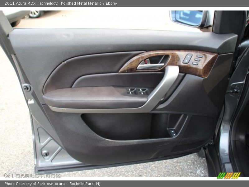 Polished Metal Metallic / Ebony 2011 Acura MDX Technology