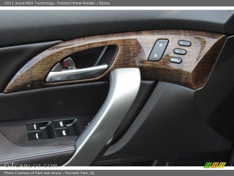 Polished Metal Metallic / Ebony 2011 Acura MDX Technology