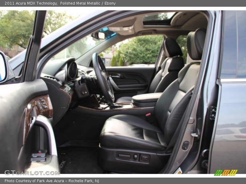 Polished Metal Metallic / Ebony 2011 Acura MDX Technology