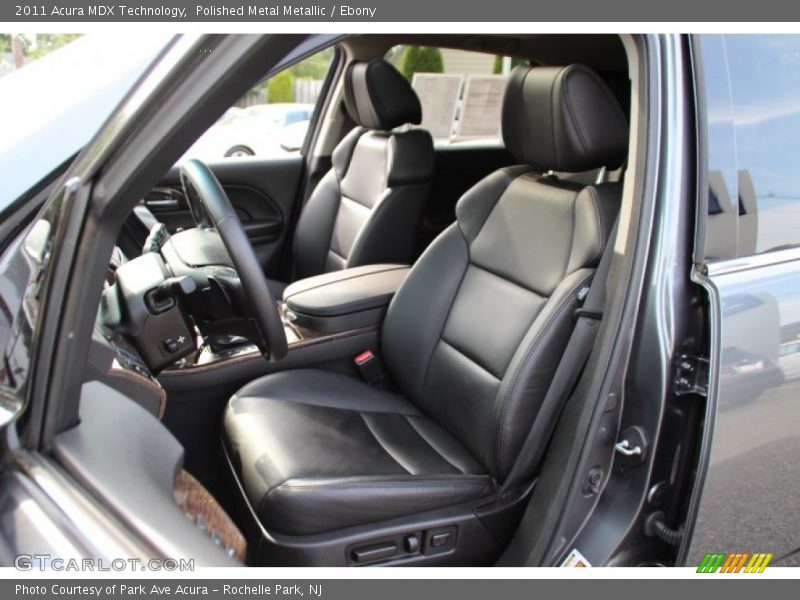 Polished Metal Metallic / Ebony 2011 Acura MDX Technology