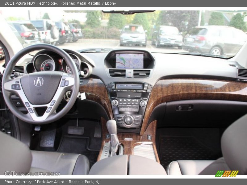 Polished Metal Metallic / Ebony 2011 Acura MDX Technology