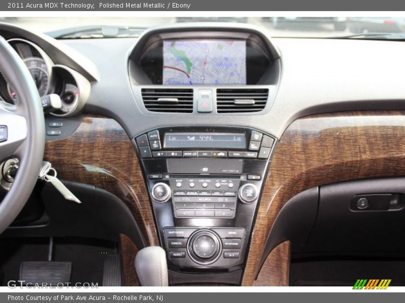 Polished Metal Metallic / Ebony 2011 Acura MDX Technology