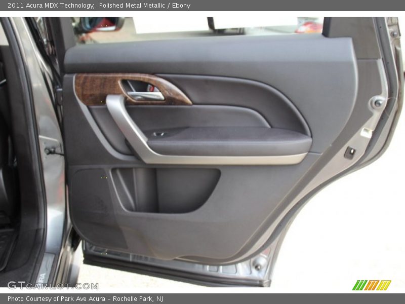 Polished Metal Metallic / Ebony 2011 Acura MDX Technology