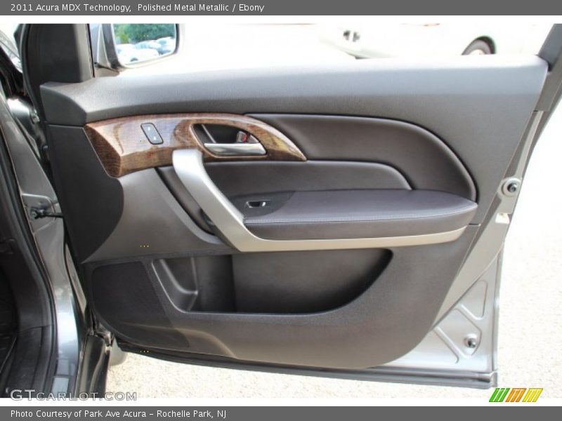 Polished Metal Metallic / Ebony 2011 Acura MDX Technology
