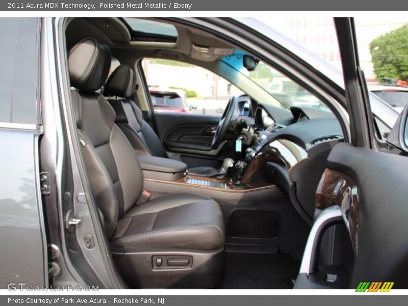 Polished Metal Metallic / Ebony 2011 Acura MDX Technology