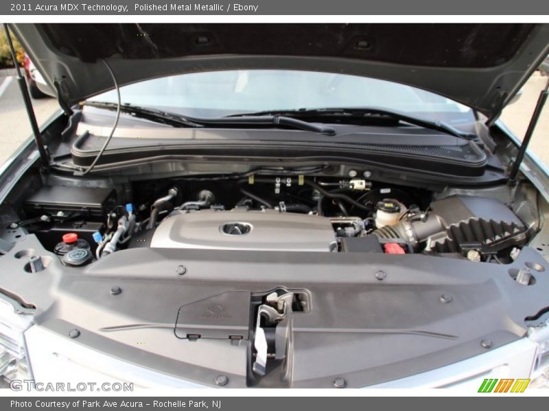 Polished Metal Metallic / Ebony 2011 Acura MDX Technology