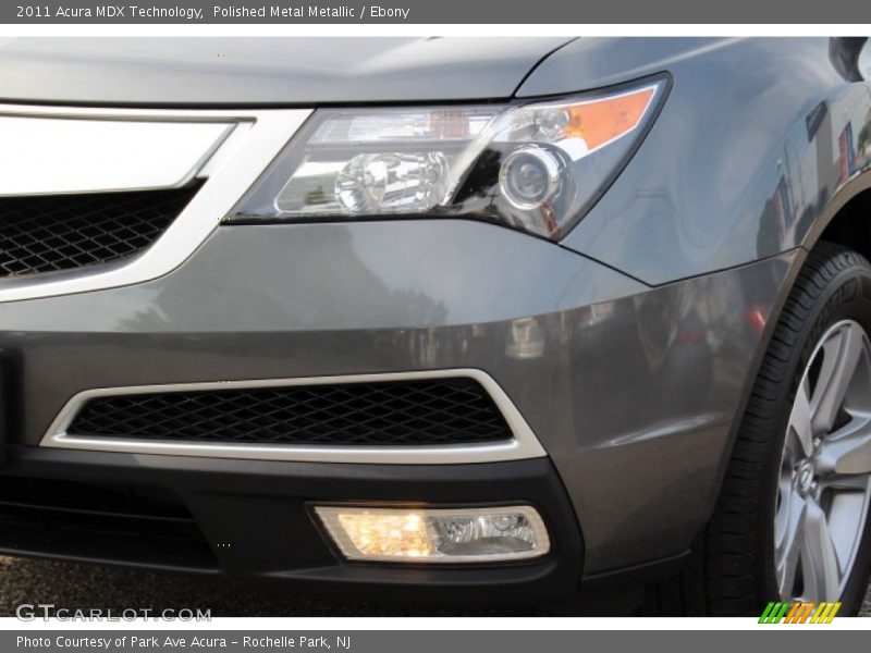 Polished Metal Metallic / Ebony 2011 Acura MDX Technology