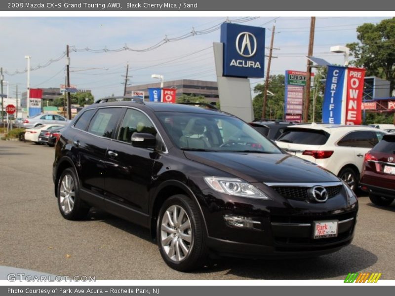 Black Cherry Mica / Sand 2008 Mazda CX-9 Grand Touring AWD