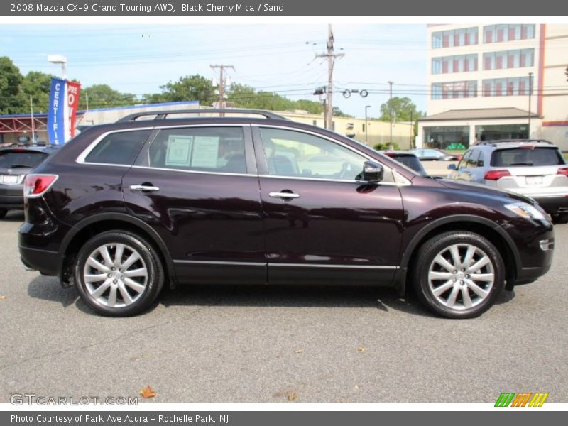 Black Cherry Mica / Sand 2008 Mazda CX-9 Grand Touring AWD