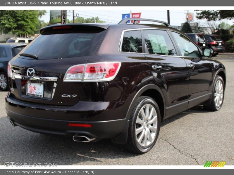 Black Cherry Mica / Sand 2008 Mazda CX-9 Grand Touring AWD