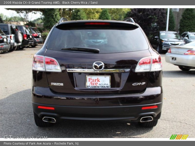 Black Cherry Mica / Sand 2008 Mazda CX-9 Grand Touring AWD
