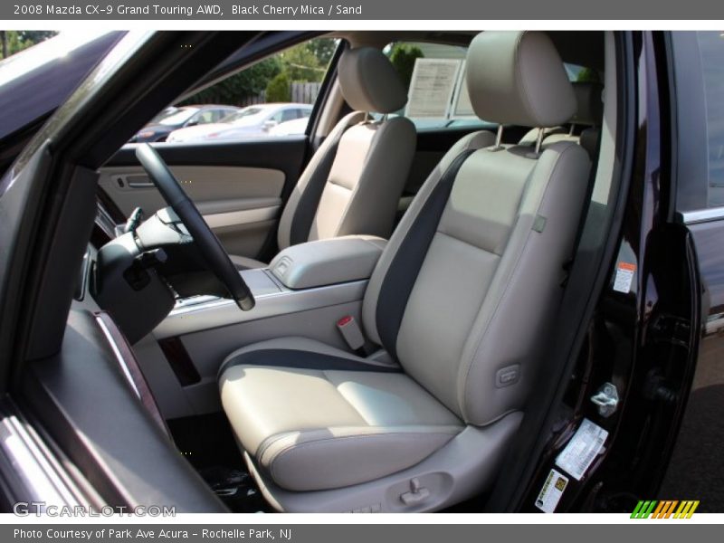 Black Cherry Mica / Sand 2008 Mazda CX-9 Grand Touring AWD
