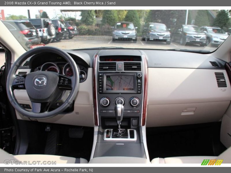 Black Cherry Mica / Sand 2008 Mazda CX-9 Grand Touring AWD
