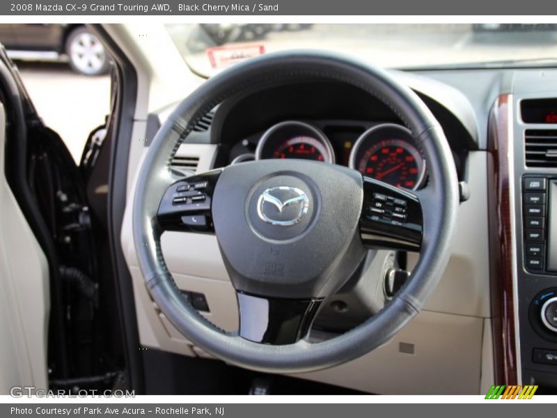 Black Cherry Mica / Sand 2008 Mazda CX-9 Grand Touring AWD