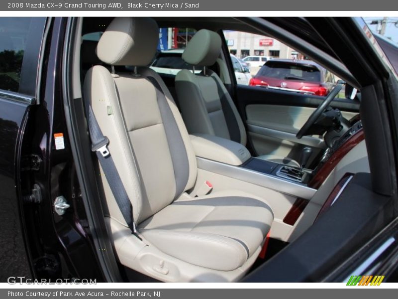 Black Cherry Mica / Sand 2008 Mazda CX-9 Grand Touring AWD