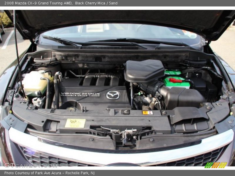 Black Cherry Mica / Sand 2008 Mazda CX-9 Grand Touring AWD