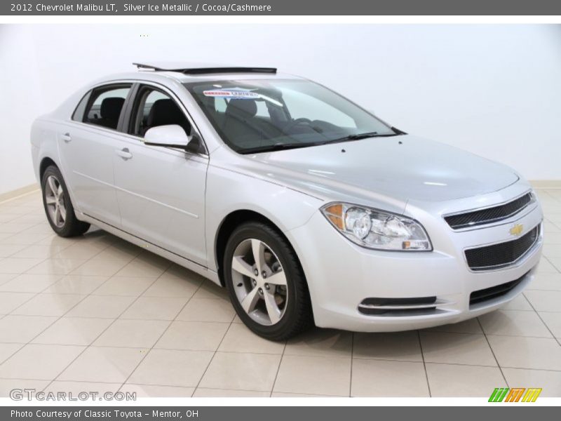 Silver Ice Metallic / Cocoa/Cashmere 2012 Chevrolet Malibu LT