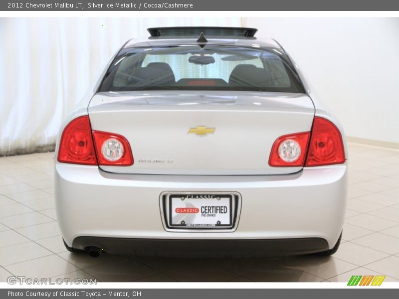 Silver Ice Metallic / Cocoa/Cashmere 2012 Chevrolet Malibu LT
