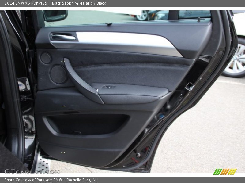 Black Sapphire Metallic / Black 2014 BMW X6 xDrive35i