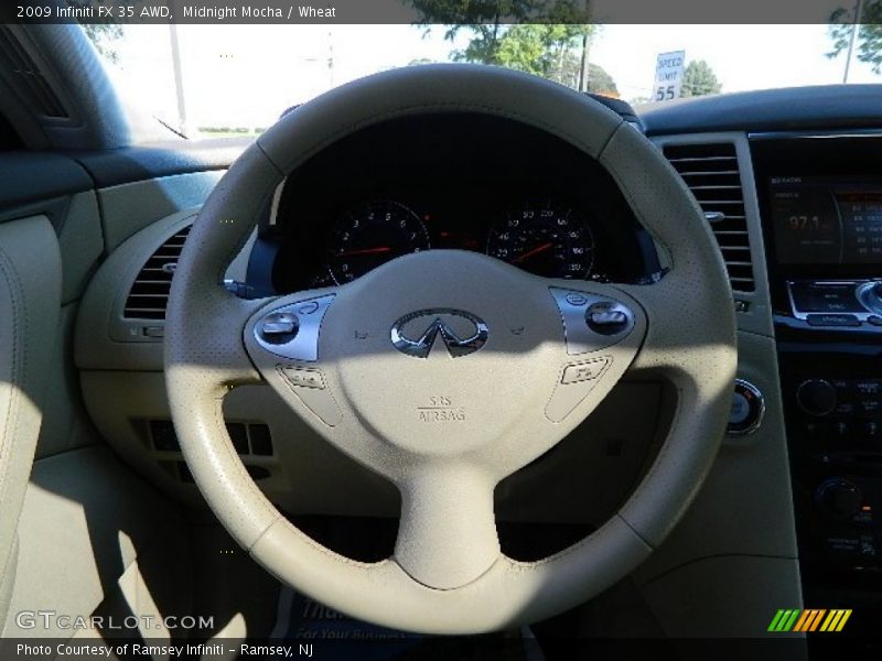 Midnight Mocha / Wheat 2009 Infiniti FX 35 AWD
