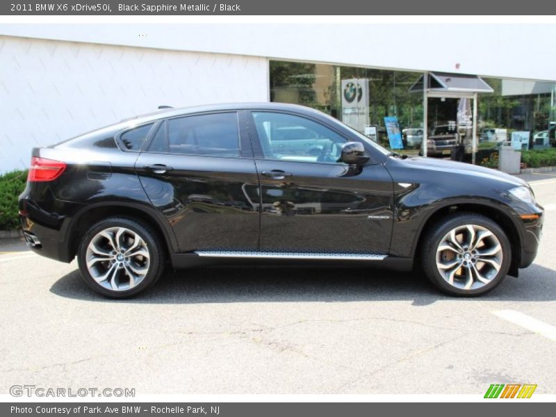 Black Sapphire Metallic / Black 2011 BMW X6 xDrive50i