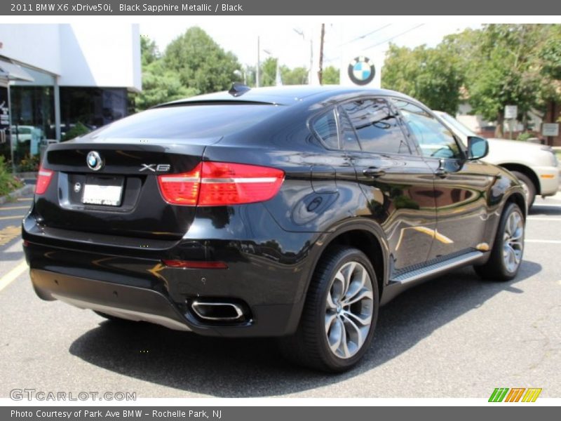 Black Sapphire Metallic / Black 2011 BMW X6 xDrive50i