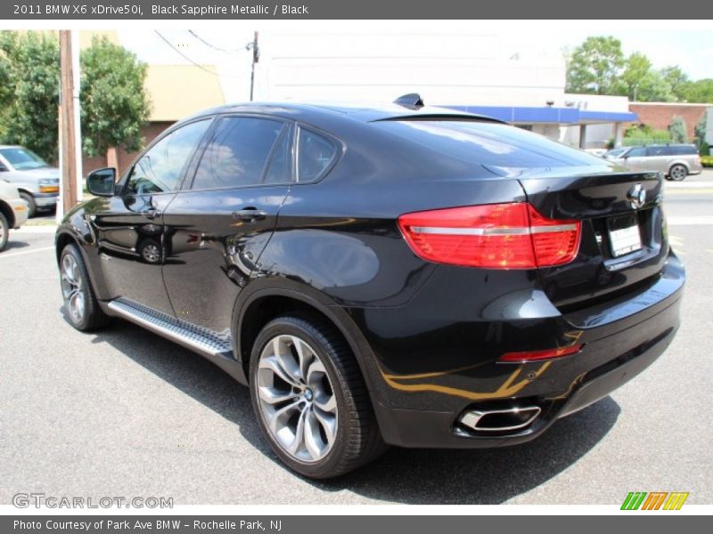 Black Sapphire Metallic / Black 2011 BMW X6 xDrive50i