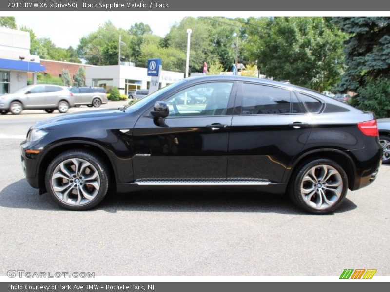 Black Sapphire Metallic / Black 2011 BMW X6 xDrive50i