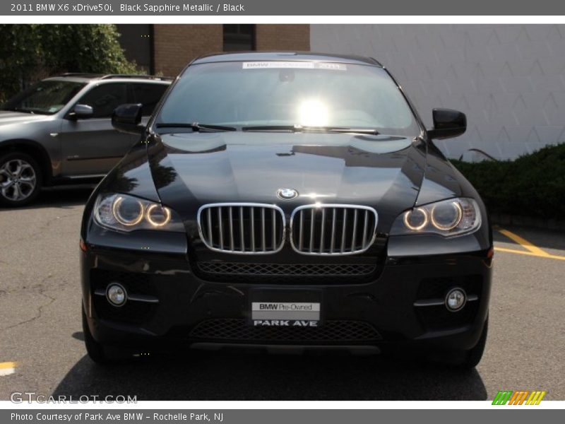 Black Sapphire Metallic / Black 2011 BMW X6 xDrive50i