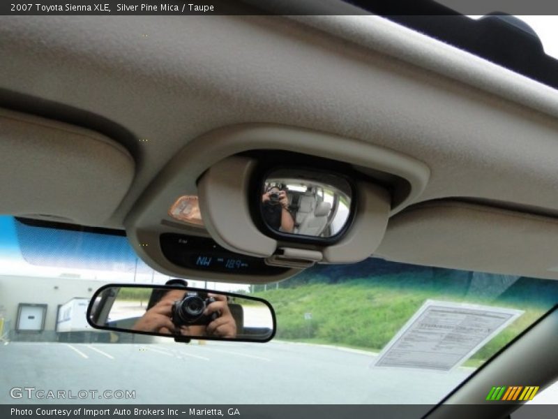 Silver Pine Mica / Taupe 2007 Toyota Sienna XLE