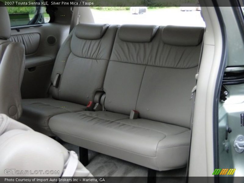 Silver Pine Mica / Taupe 2007 Toyota Sienna XLE