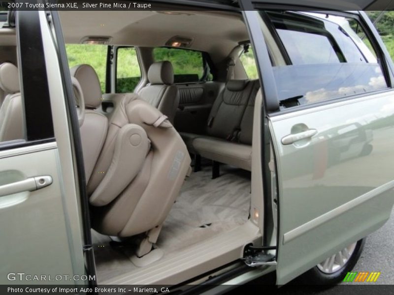 Silver Pine Mica / Taupe 2007 Toyota Sienna XLE