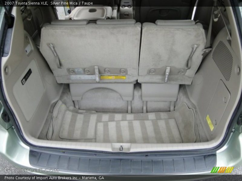 Silver Pine Mica / Taupe 2007 Toyota Sienna XLE
